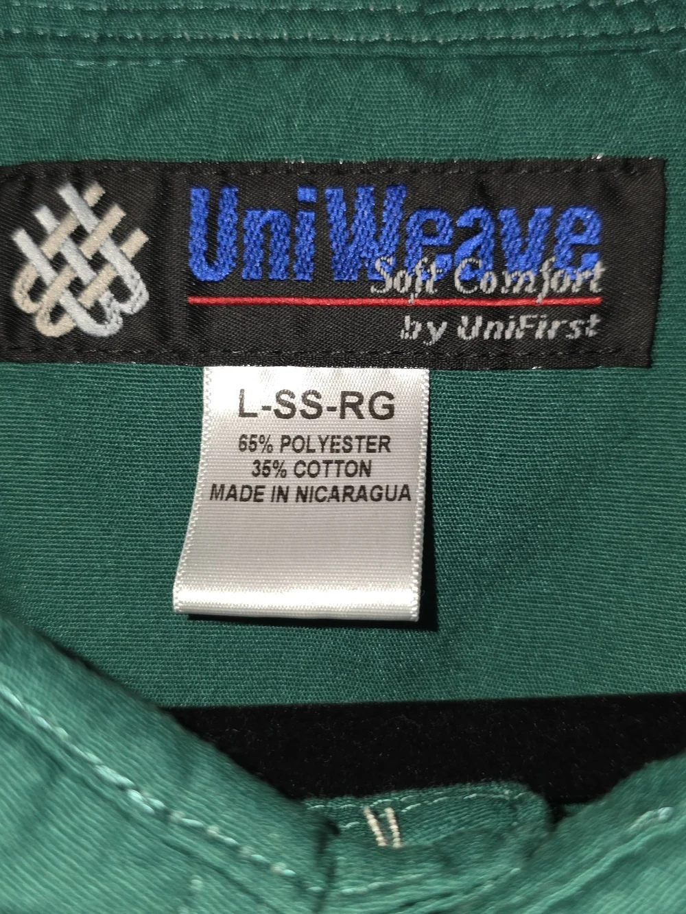 Short-Sleeve Button-Down Work Shirts (2) in Dark Green